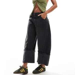 Free People Olsen Cuffed Barrel Jeans